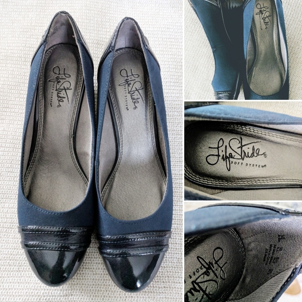 NWOT Life Stride Wedge Heel Sz 8.5